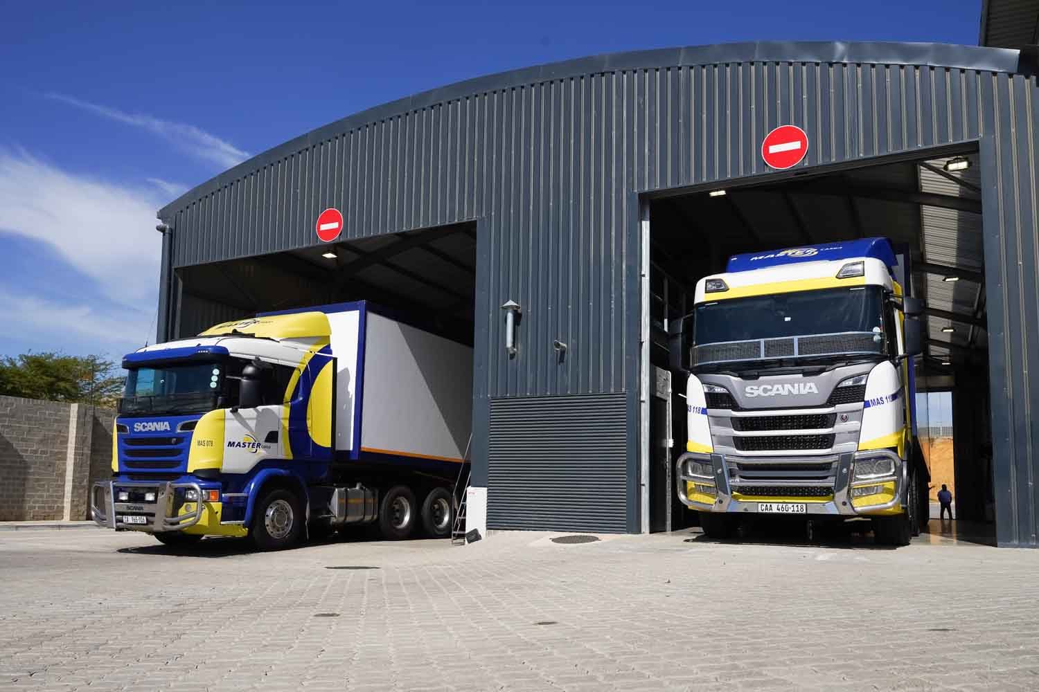 Master Cargo on-site workshop with Scania trucks